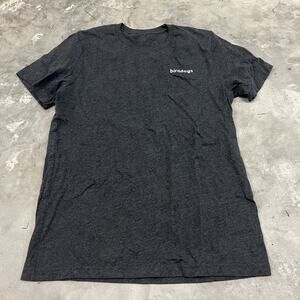 Birddogs Womens Cotton Blend Short Sleeve T Shirt Charcoal Size Medium Crew Neck